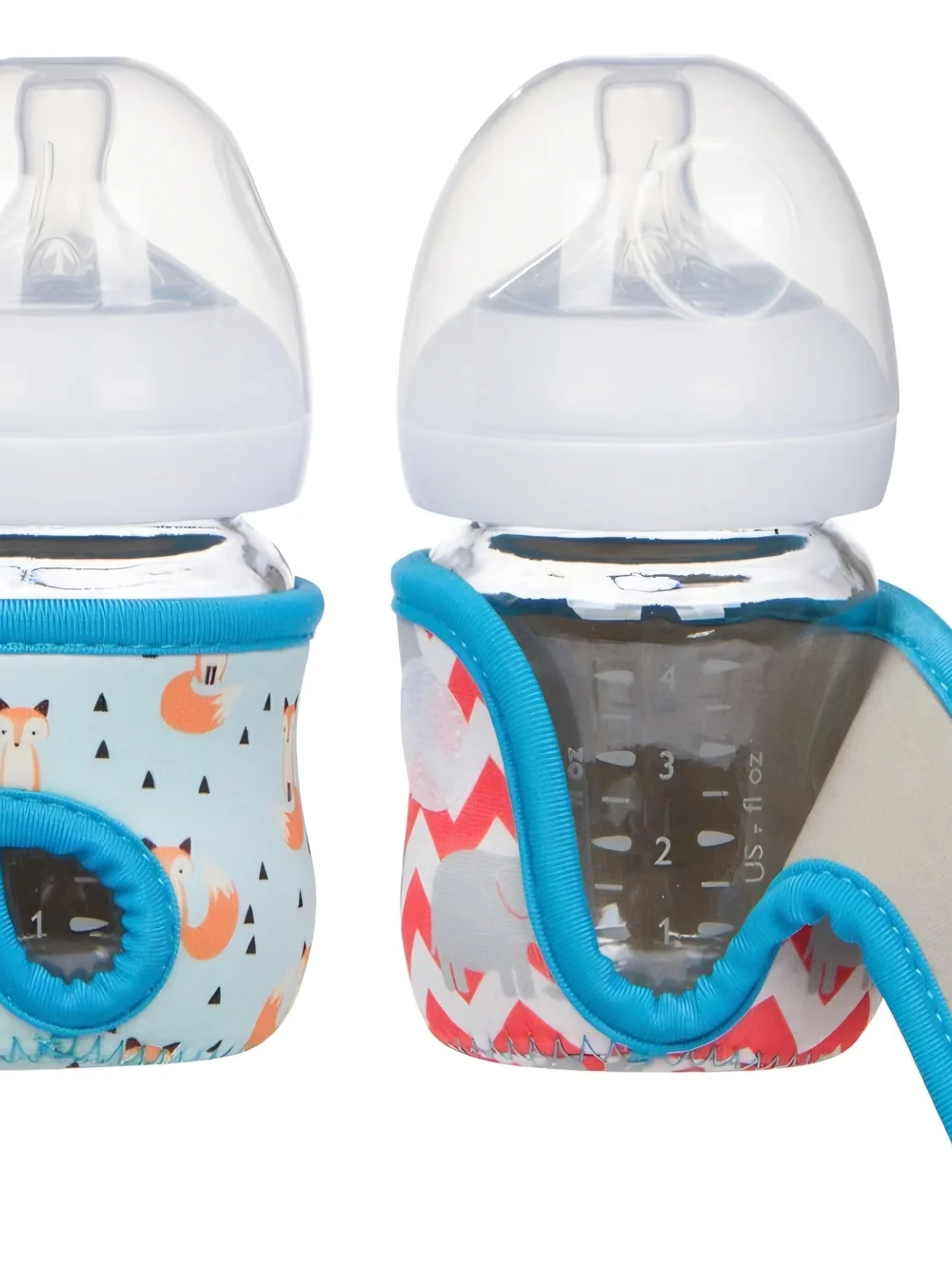 Pack of 3 neoprene sleeves for 8 oz Philips Avent Natural glass bottles